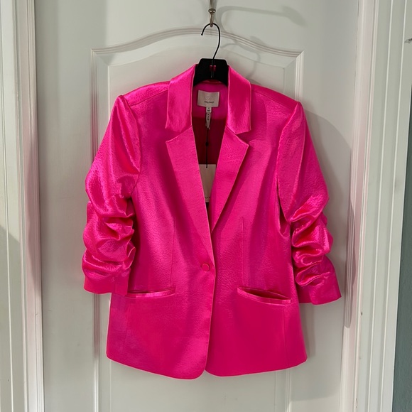 New Cinq a Sept Kylie satin blazer - Picture 12 of 13